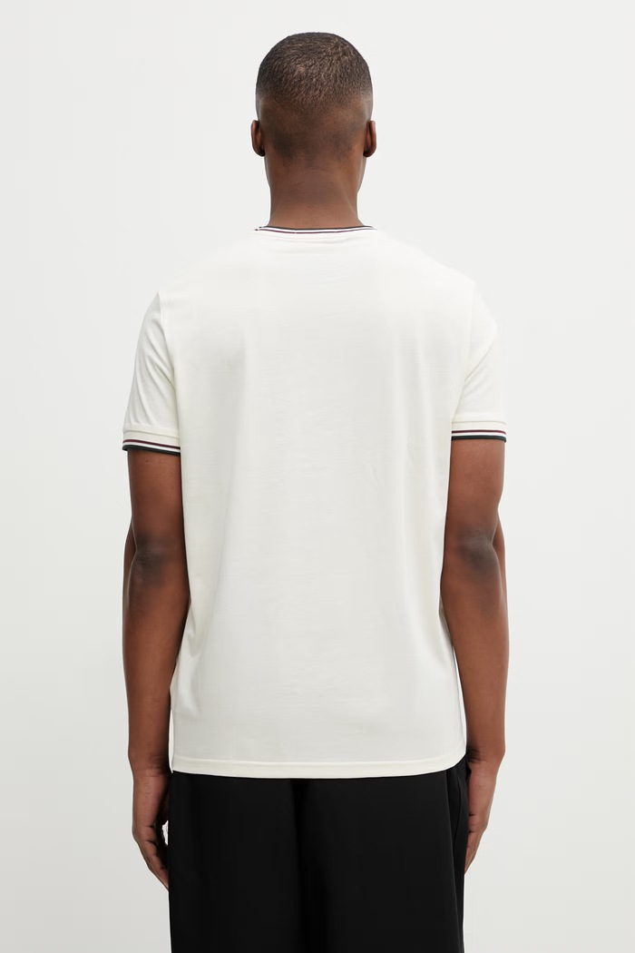 Clothing Fred Perry t-shirt cotton Men's M1588V beige