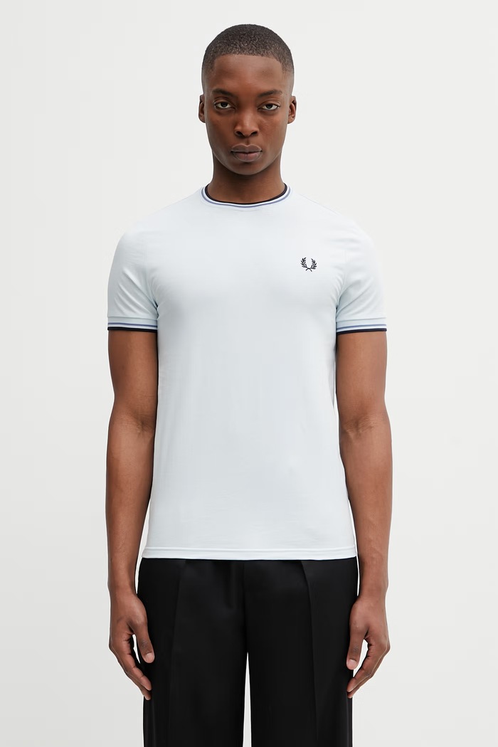 Fred Perry Men's cotton T-shirt cotton blue M1588V
