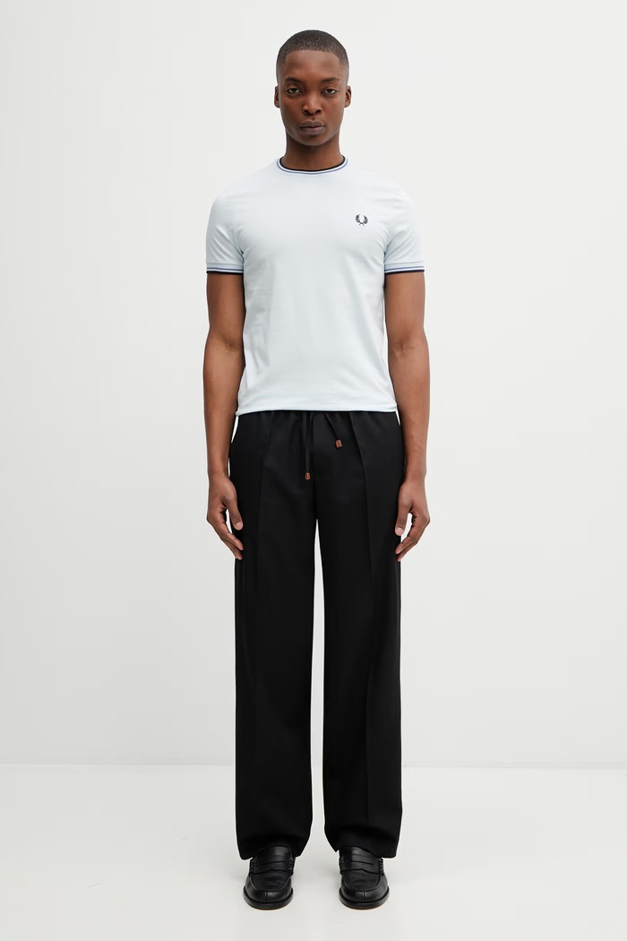 Fred Perry Men's cotton T-shirt M1588V blue