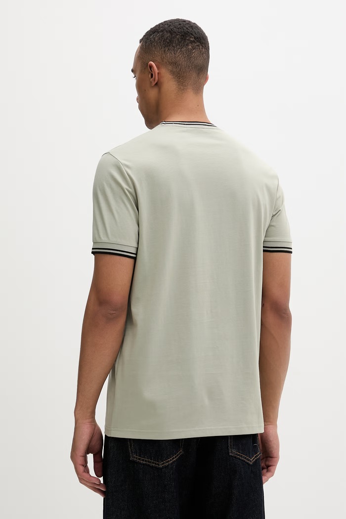 Oblačila Fred Perry kratka majica moška bombažna M1588V zelena