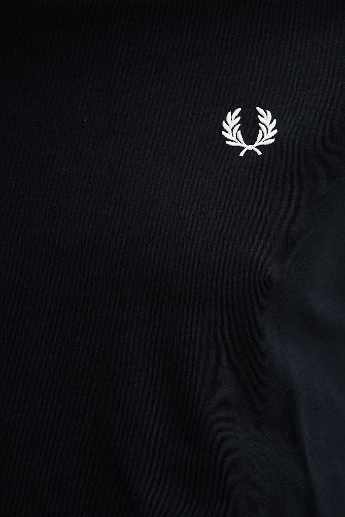 Bombažna kratka majica Fred Perry M1600V mornarsko modra