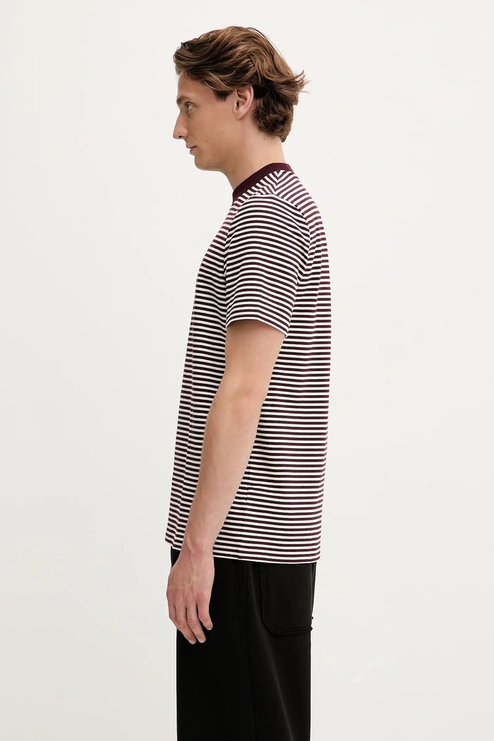 Pamučna majica Fred Perry M6581 bordo AW25
