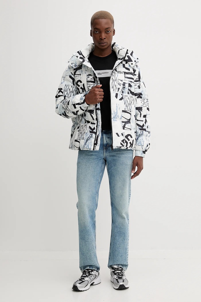 Хлопковая футболка Karl Lagerfeld Jeans A4M17019 чёрный AW25