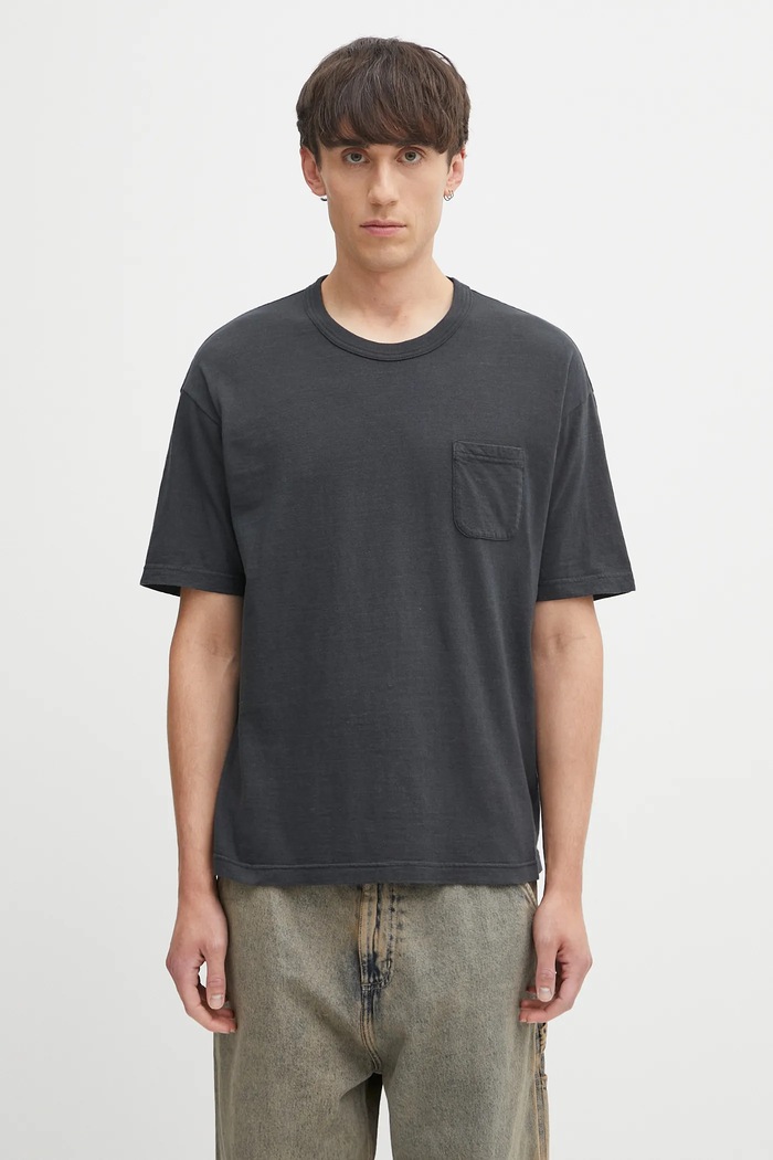 Tričko Visvim jumbo tee s/s jednofarebný čierna 125105010019