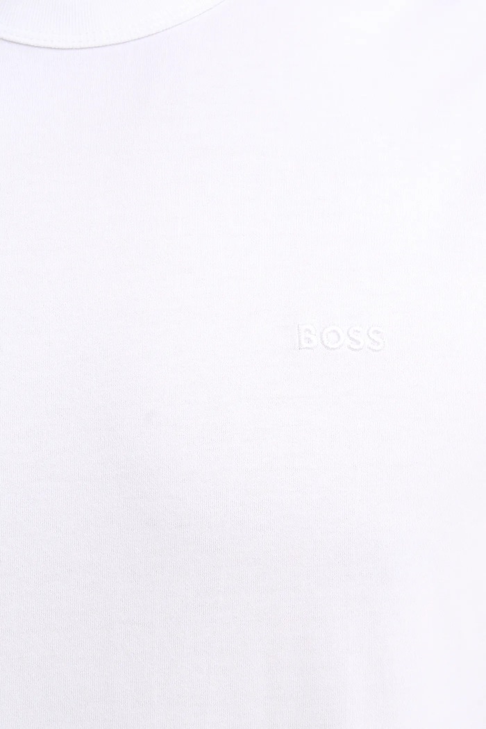 Хлопковая футболка BOSS H-Taut 15 50546404 белый
