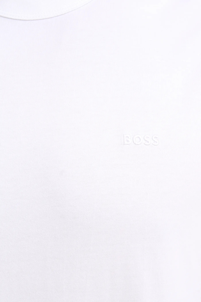 Хлопковая футболка BOSS H-Taut 15 50546404 белый