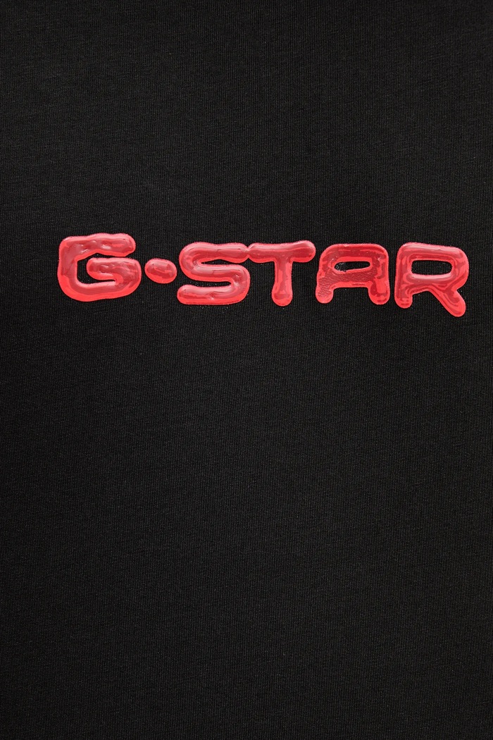 Bavlnené tričko G-Star Gel print D26832.D975 čierna