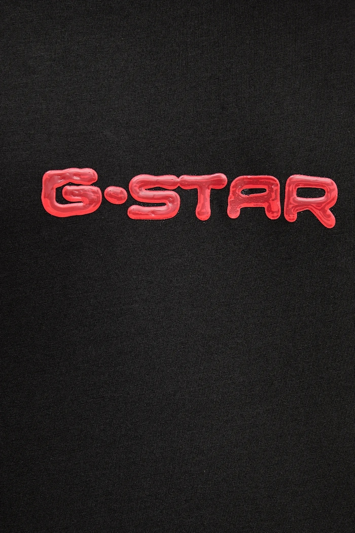 Bavlnené tričko G-Star Gel print D26832.D975 čierna