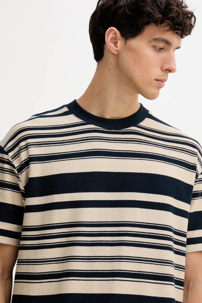 Marc O'Polo t-shirt bawełniany granatowy 528307551200