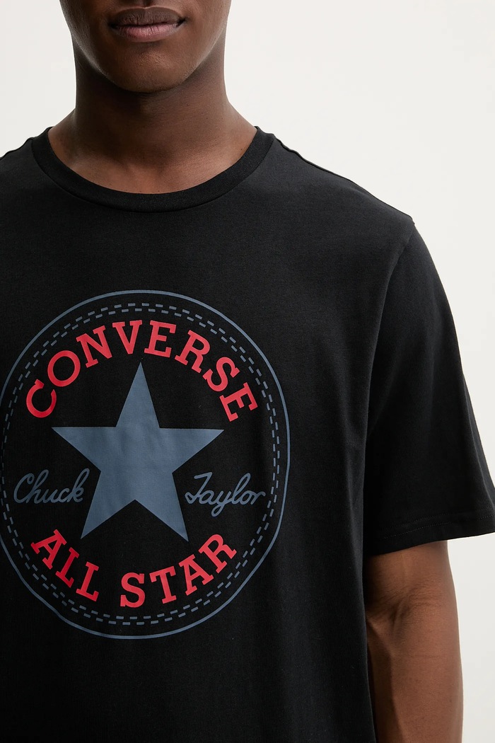Converse tricou bărbătesc din bumbac CVM5T459 negru