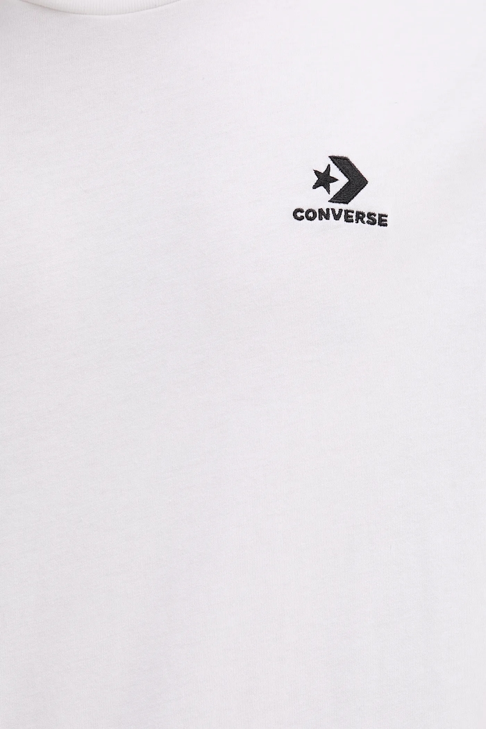 Converse t-shirt bawełniany CVM5T876 biały