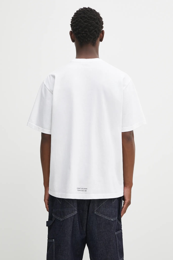 Clothing NEIGHBORHOOD cotton t-shirt nh . tee ss-9 251PCNH.ST09 white