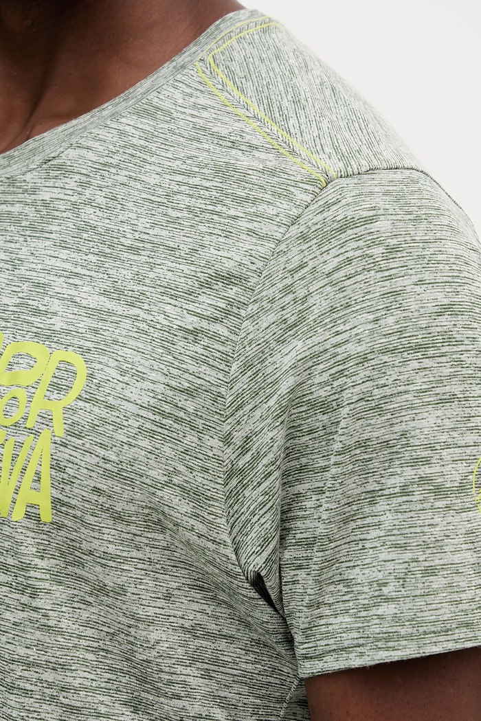 Športna kratka majica LA Sportiva Pocket Logo ZACT150 zelena