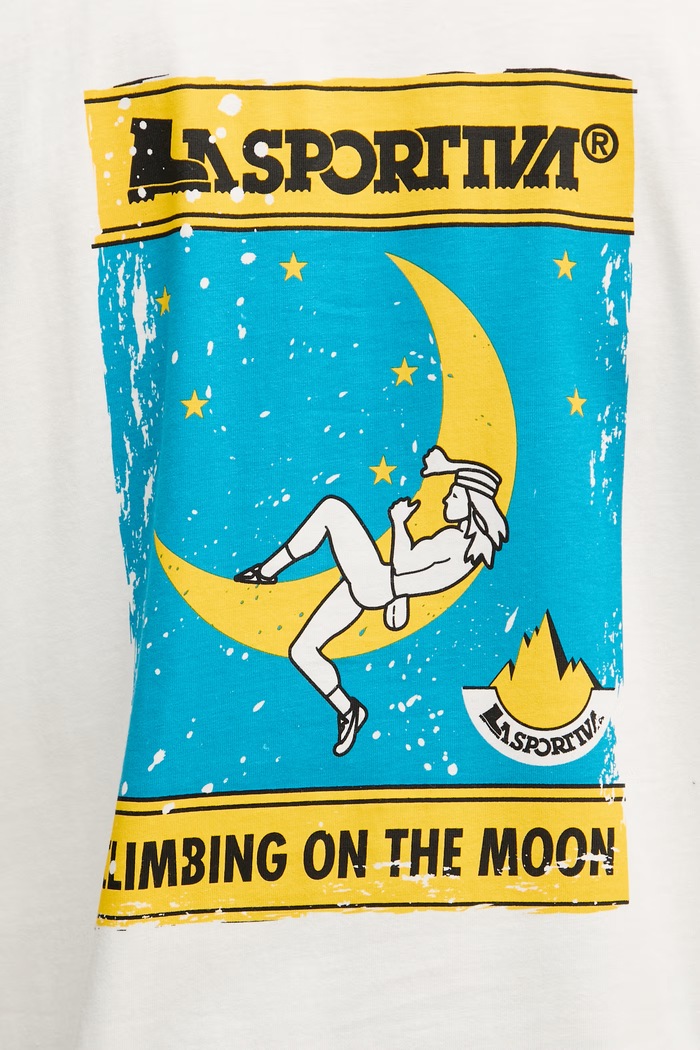 La Sportiva tricou bărbătesc din bumbac Moon Climb ZACT193 bej
