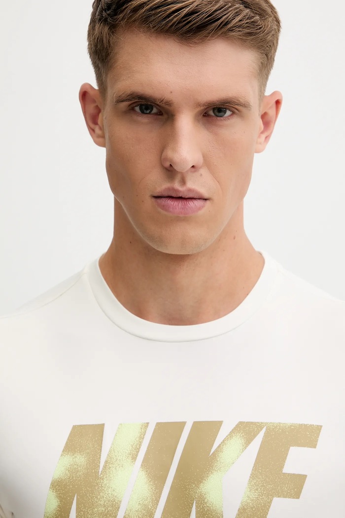 Plavecké tričko Nike béžová NESSF569