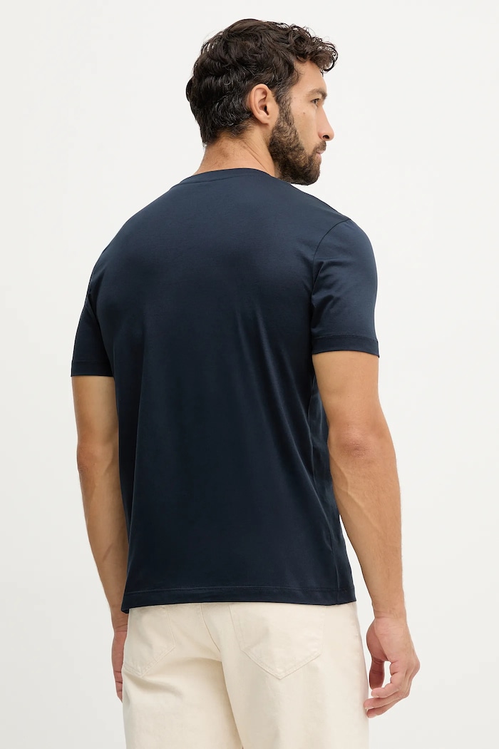 Îmbrăcăminte Liu Jo tricou din bumbac QXX077.J4799 bleumarin