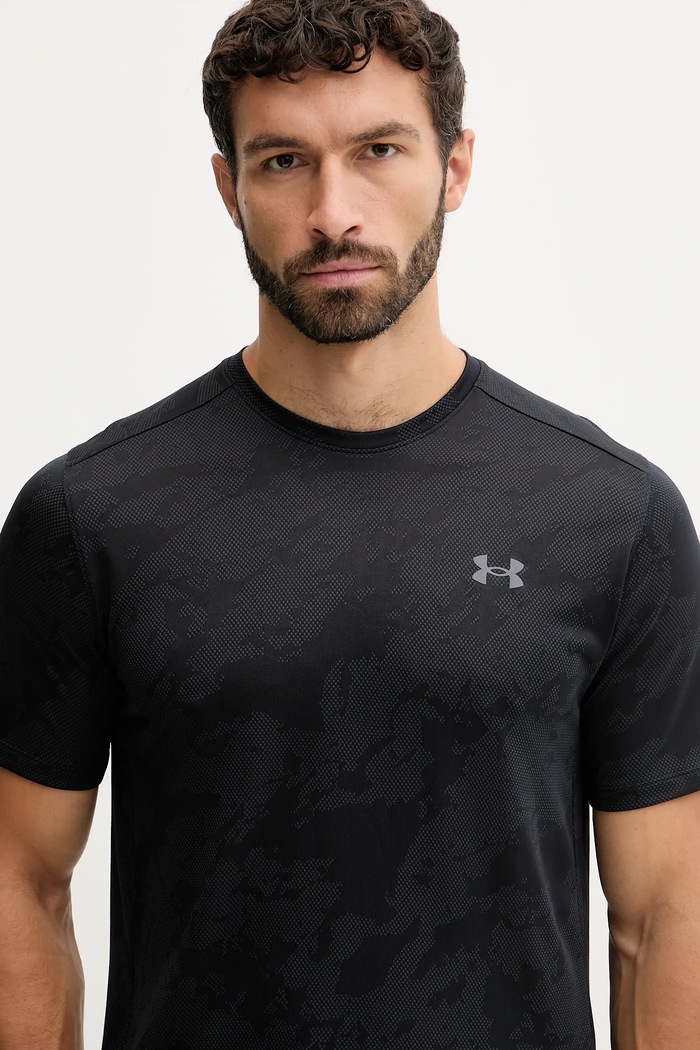 Under Armour t-shirt γυμναστικής ανδρικό μαύρο 1390047