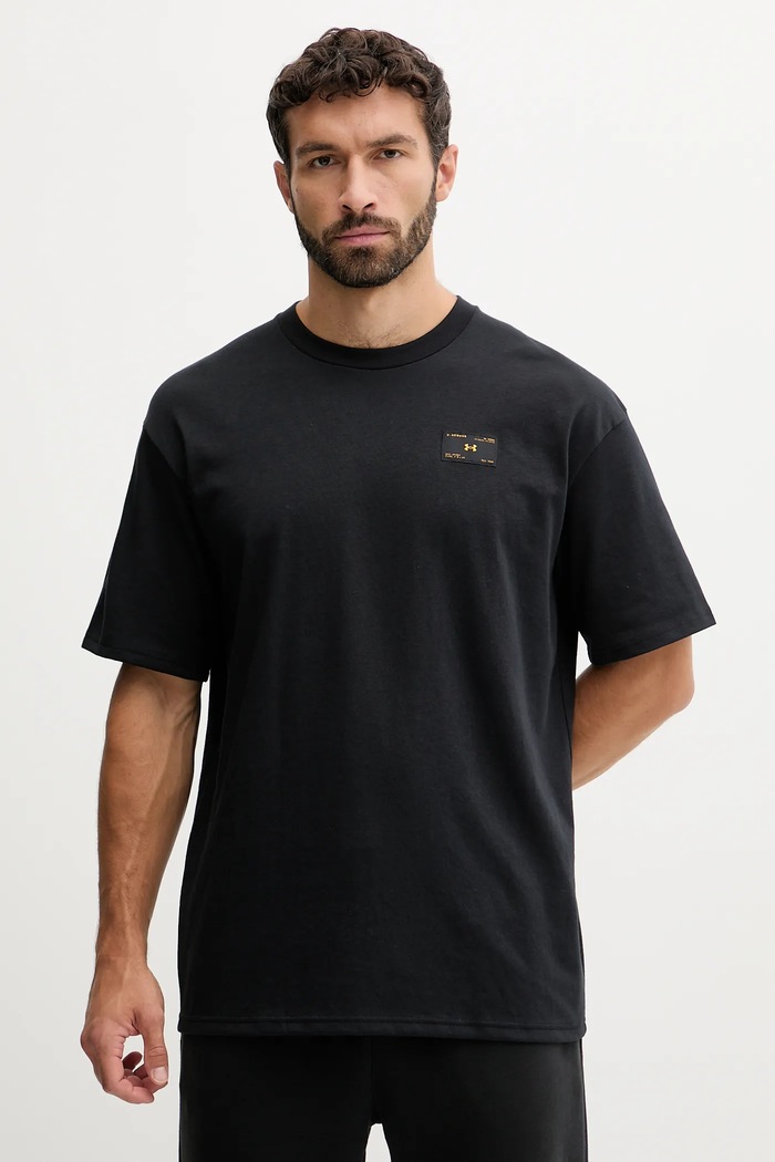 Tričko Under Armour jemný vzor čierna 6005668
