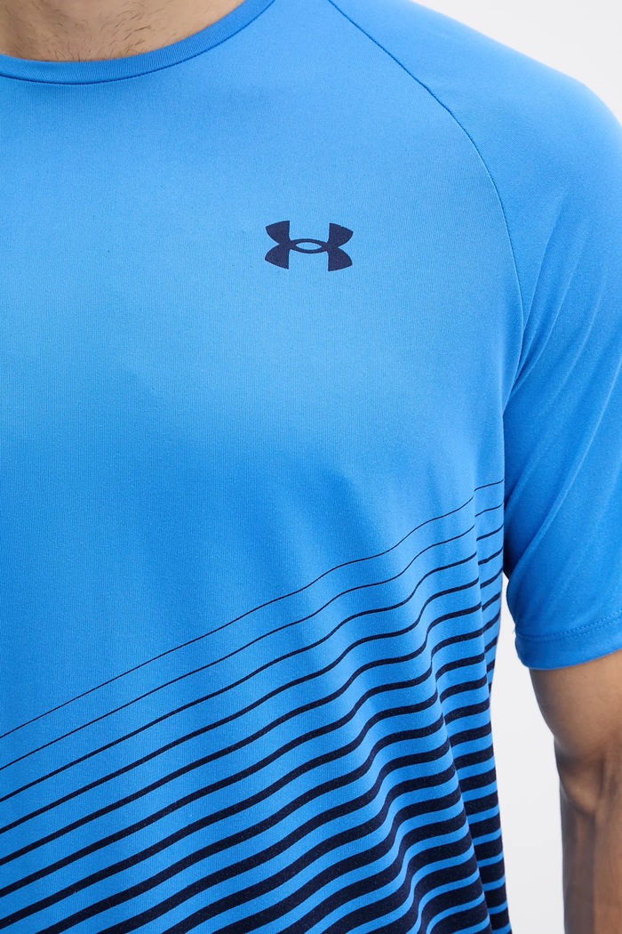 Tréningové tričko Under Armour UA Tech Fade 6005916 modrá