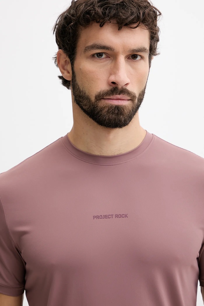 Športové tričko Under Armour Project Rock hnedá 6007149