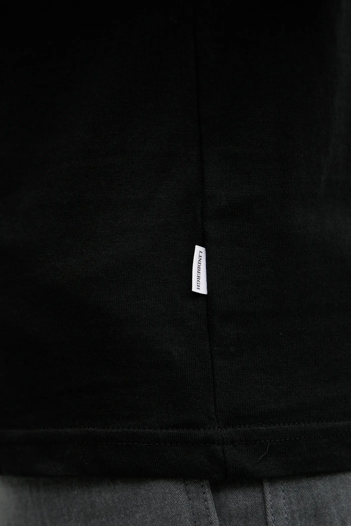 Lindbergh tricou pentru bărbați din bumbac negru 30.400235