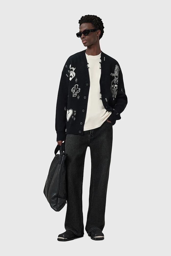 Bavlnené tričko AllSaints DRIP M005PD