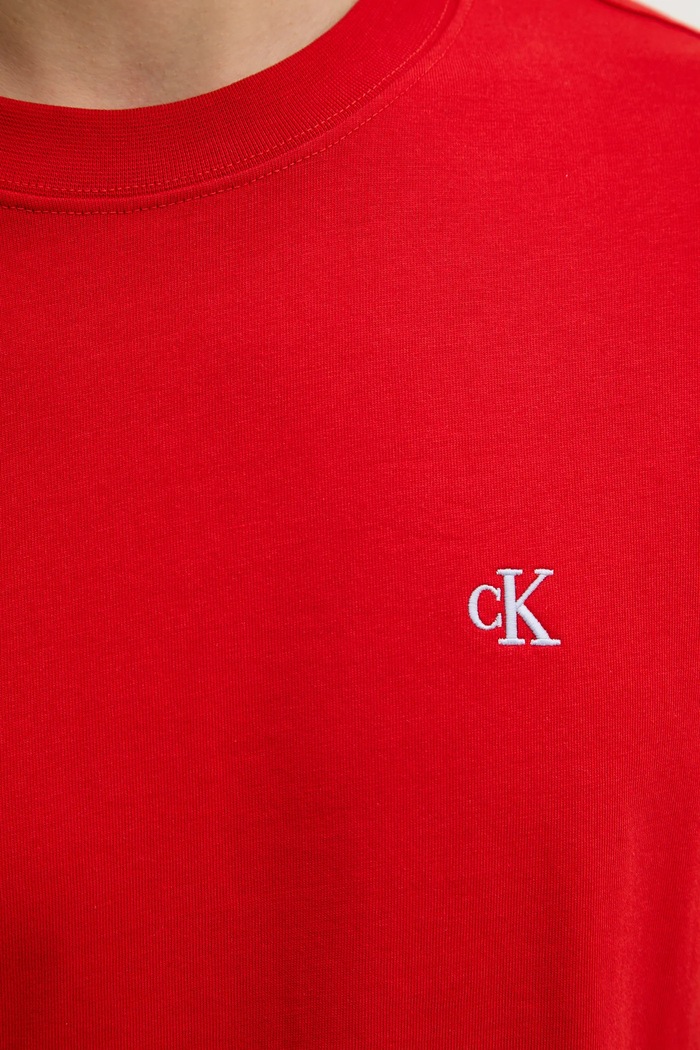 Βαμβακερό μπλουζάκι Calvin Klein Jeans LV04RC275G κόκκινο