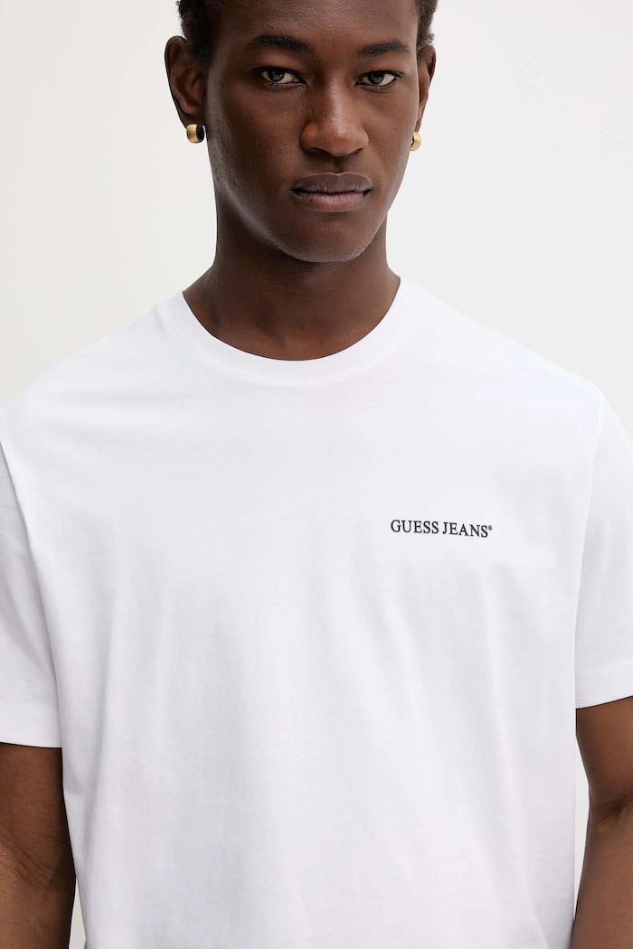 Guess Jeans t-shirt bawełniany biały M5BI78.K8FQ4