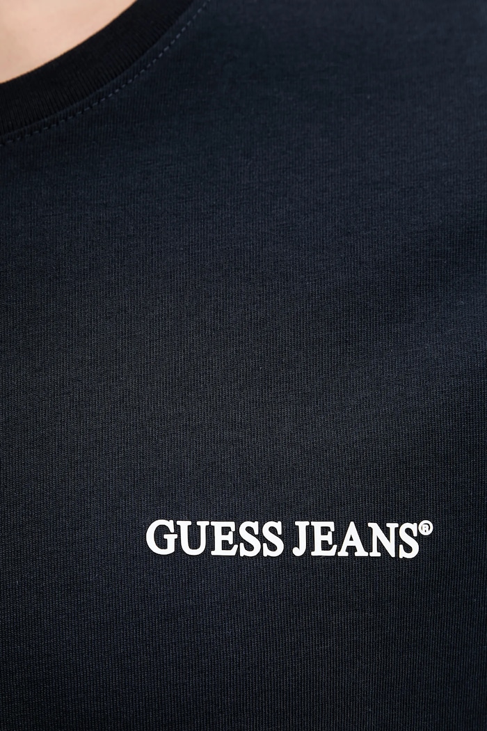 Guess Jeans pamut póló M5BI78.K8FQ4 sötétkék