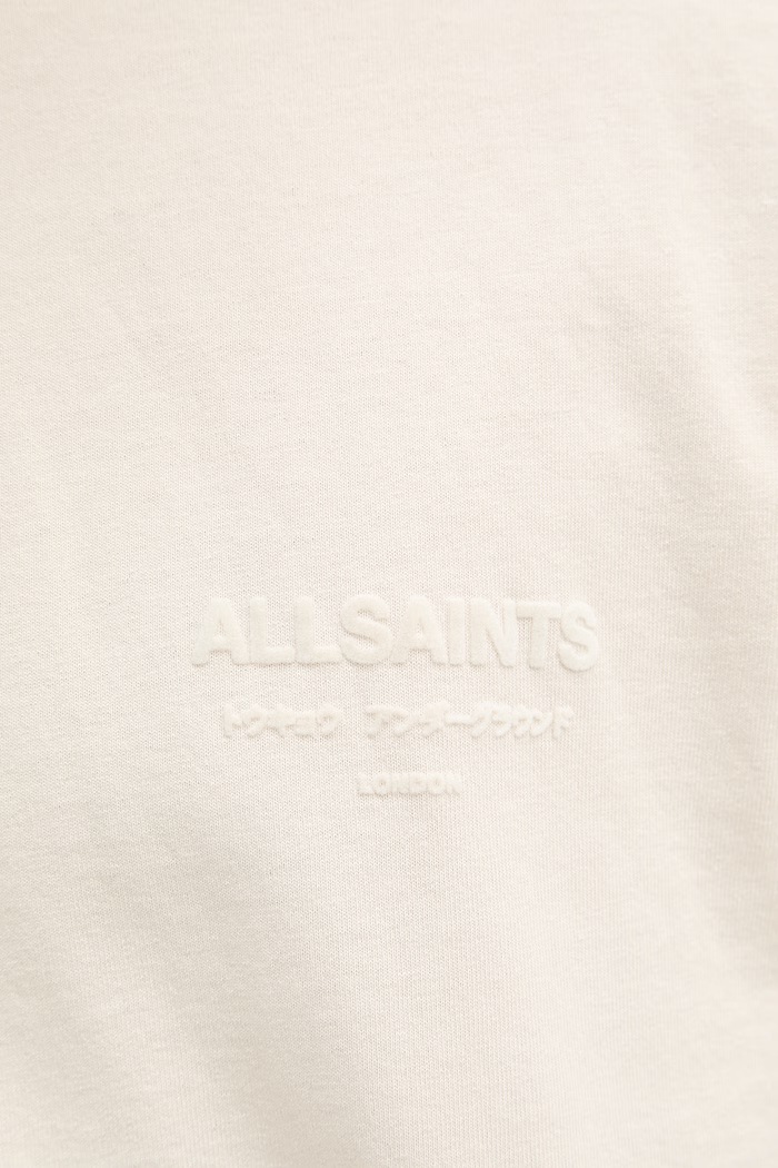 AllSaints tričko pánske bavlnené XANDER M030JC béžová