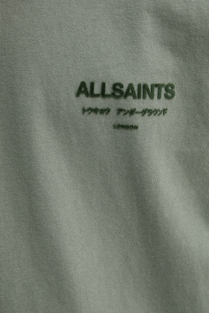 AllSaints tričko pánske bavlnené XANDER M030JC zelená
