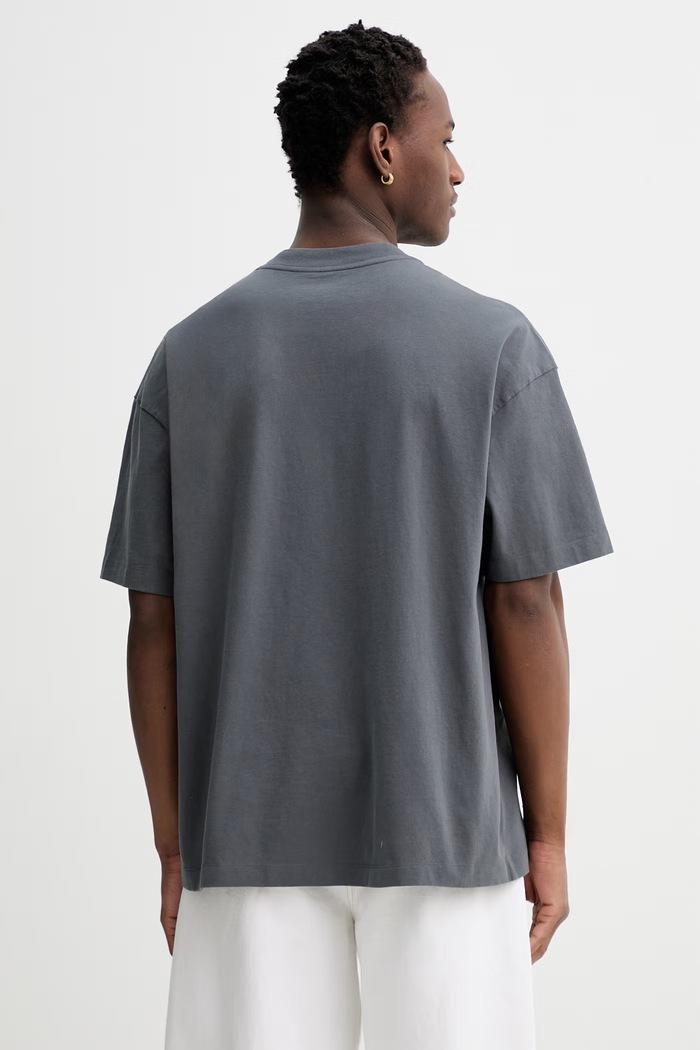 Îmbrăcăminte AllSaints tricou bărbătesc din bumbac XANDER M030JC gri