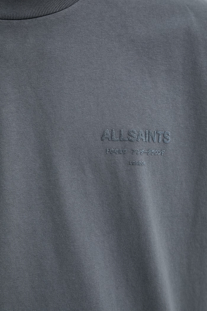 AllSaints tricou bărbătesc din bumbac XANDER M030JC gri