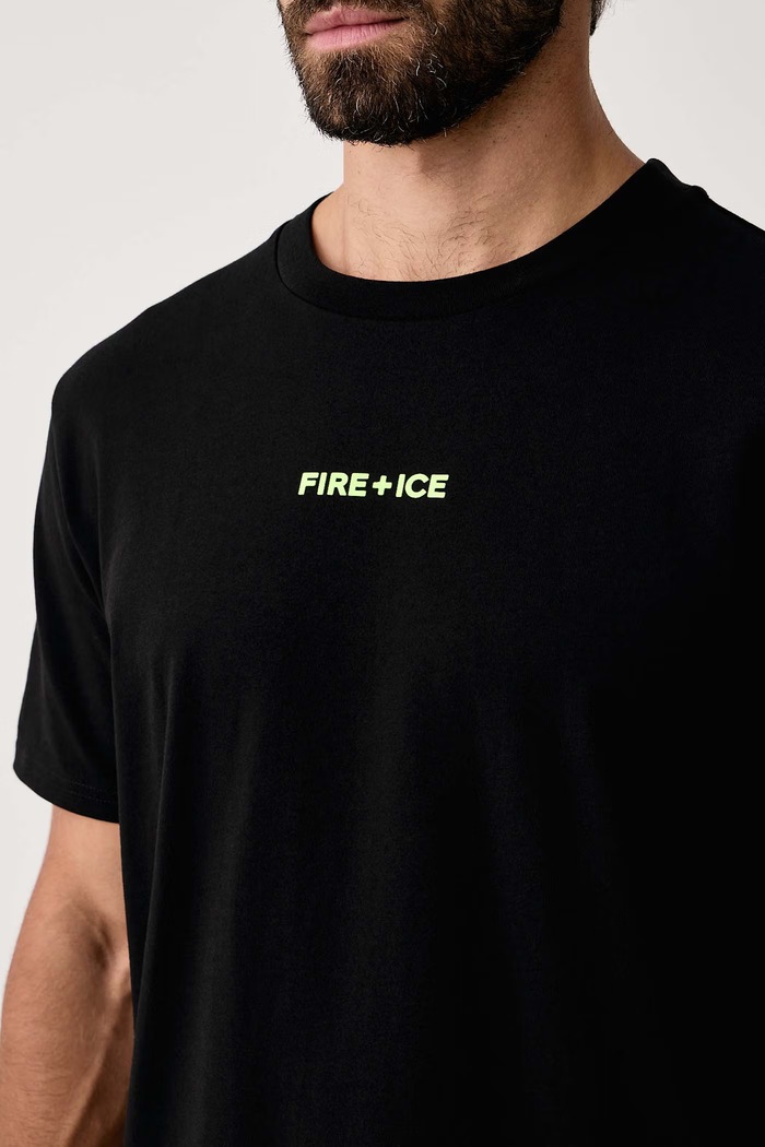 Polo męskie bawełniane MICK BOGNER Fire+Ice 54349760 czarny