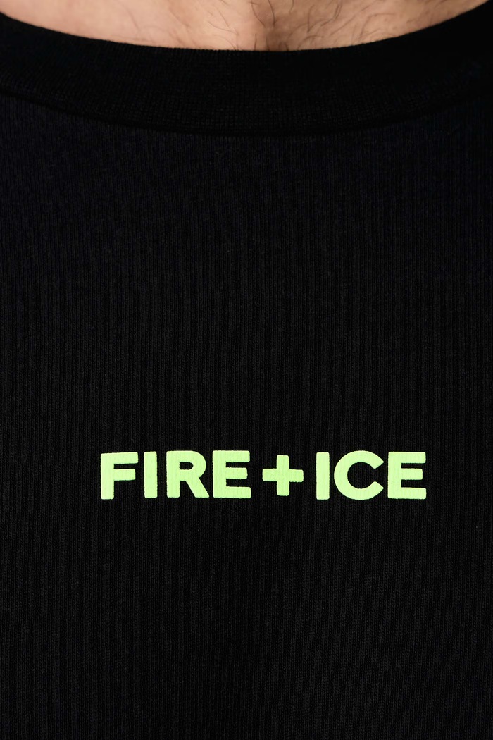 Polo męskie bawełniane MICK BOGNER Fire+Ice czarny 54349760