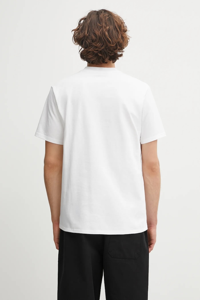 Одежда Хлопковая футболка Carhartt WIP S/S University Script T-Shirt I036110.00AXX белый