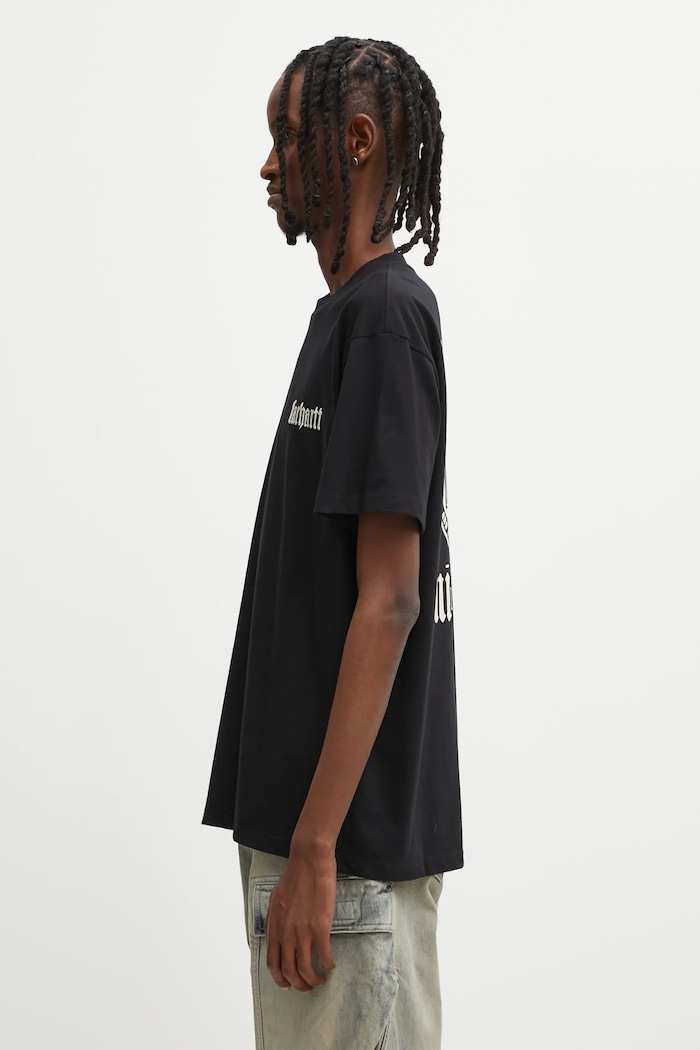 Carhartt WIP cotton t-shirt S/S Schooling T-Shirt I035453.89XX black AW25