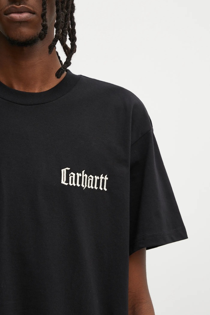 Carhartt WIP cotton t-shirt S/S Schooling T-Shirt black I035453.89XX
