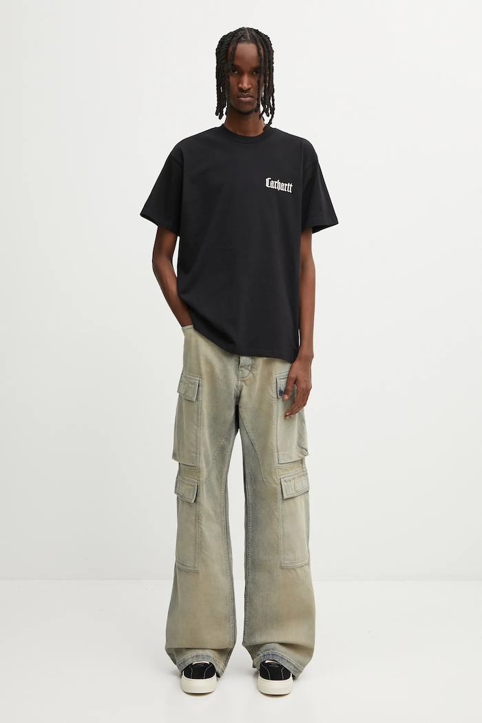 Carhartt WIP cotton t-shirt S/S Schooling T-Shirt I035453.89XX black
