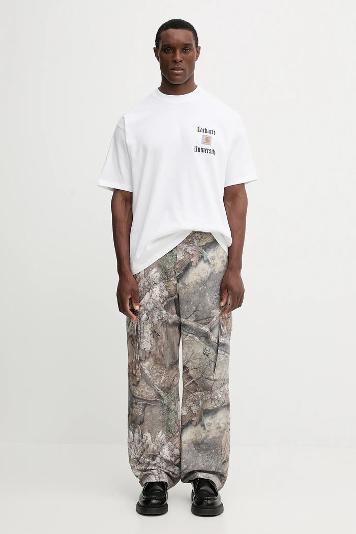 Carhartt WIP t-shirt bawełniany S/S Schooling Heart T-Shirt I035455.02XX biały