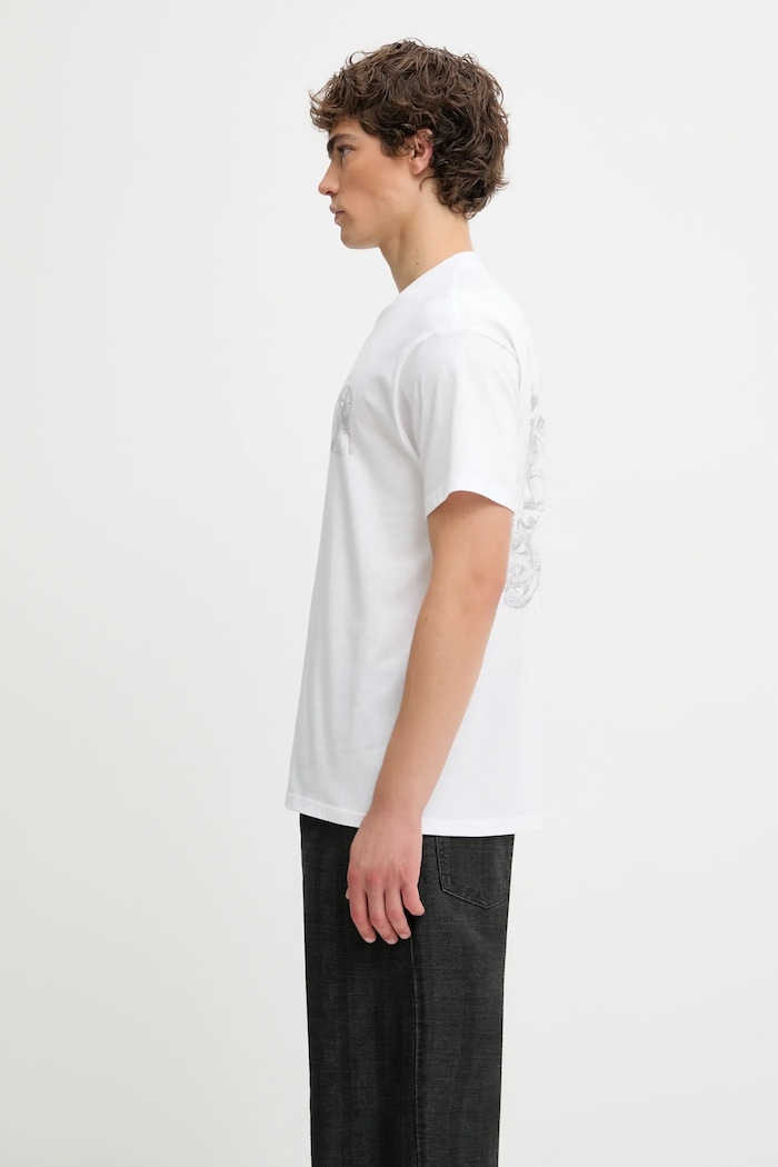 Bavlněné tričko Carhartt WIP S/S Okniceok 02 T-Shirt I035550.02XX bílá AW25