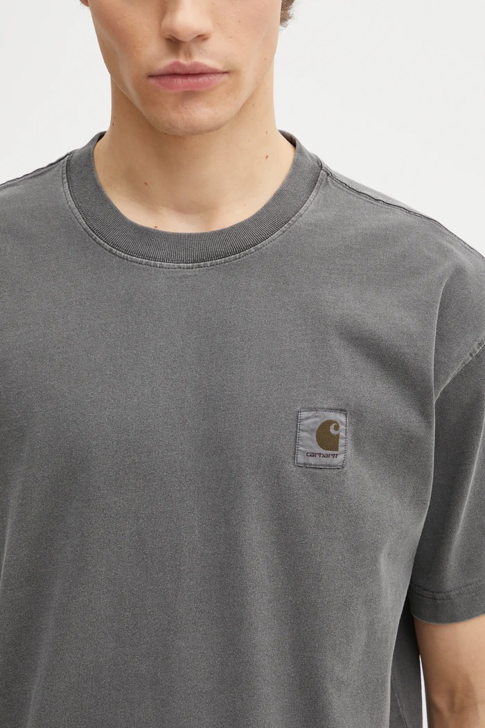Bavlněné tričko Carhartt WIP S/S Vista T-Shirt Carhartt WIP I030780.89GD šedá