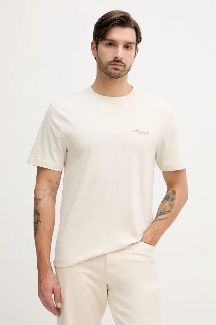 Odzież Abercrombie & Fitch t-shirt bawełniany 3-pack KI123.5084.100 zielony