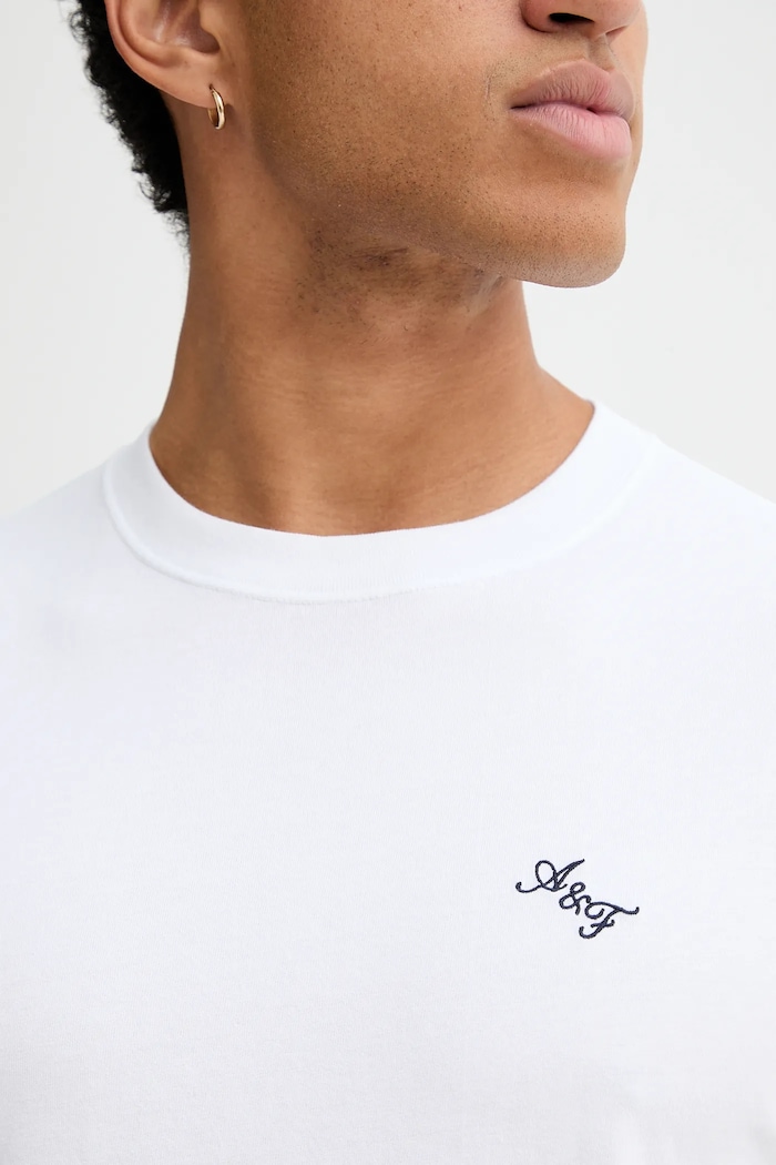 Abercrombie & Fitch t-shirt bawełniany KI123.5255.100 biały