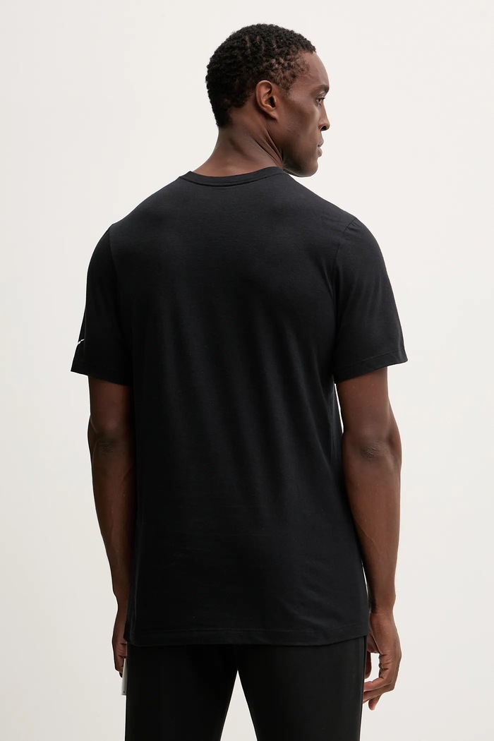 Дрехи Памучна тениска Nike SS Helmet Essential Tee N199.00A.9B.LQC черен