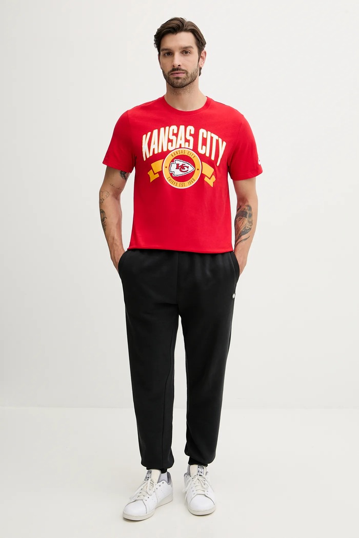 Bavlnené tričko Nike Front and Back Essential N199.65N.7G.93P červená AW25