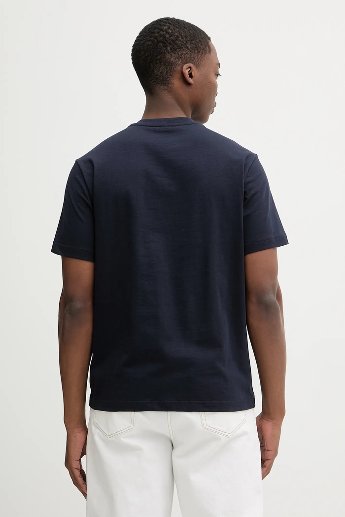 Odzież United Colors of Benetton t-shirt bawełniany 3MI5U10BG granatowy