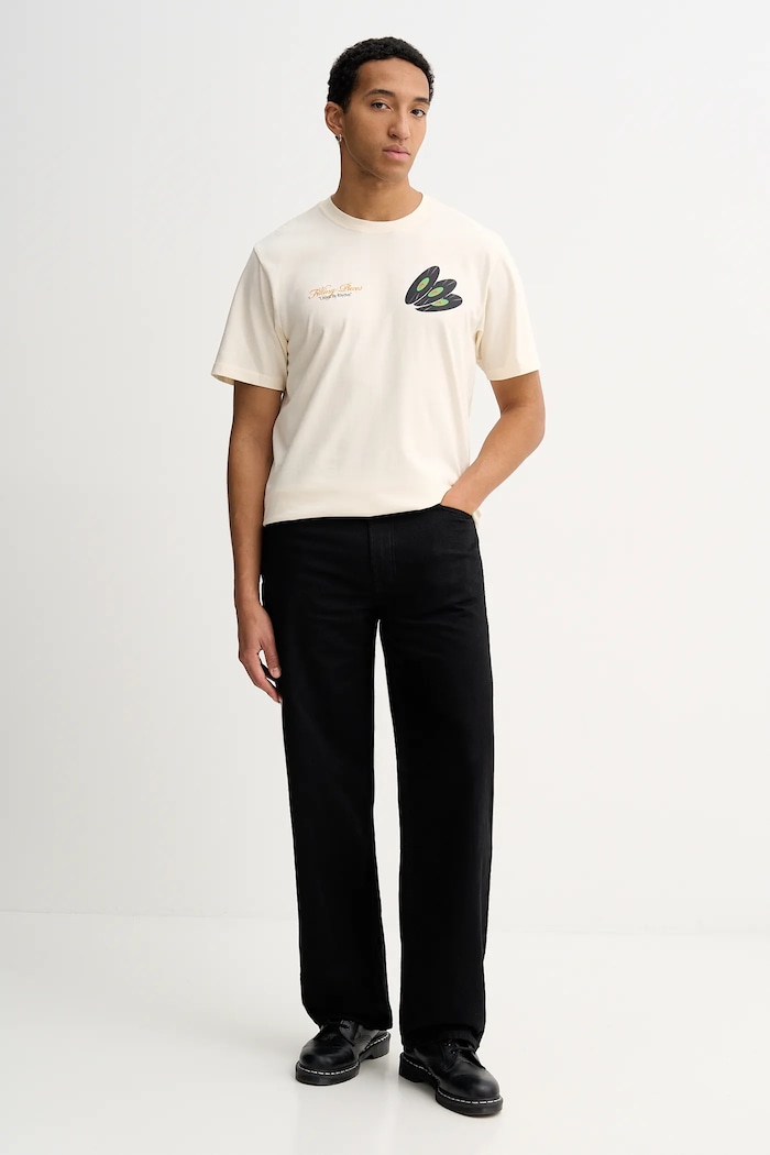 Filling Pieces tricou din bumbac T-shirt DJ 422520500241 bej AW25
