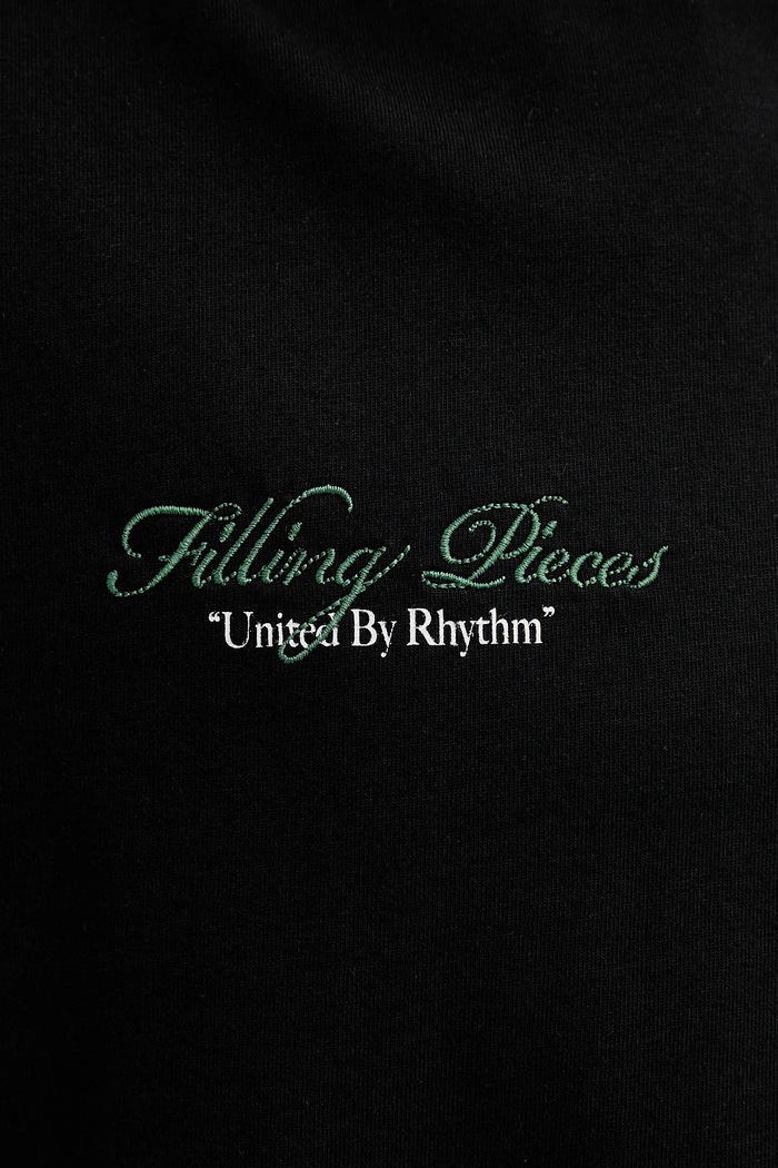 Bavlnené tričko Filling Pieces T-shirt DJ 422520500241 čierna