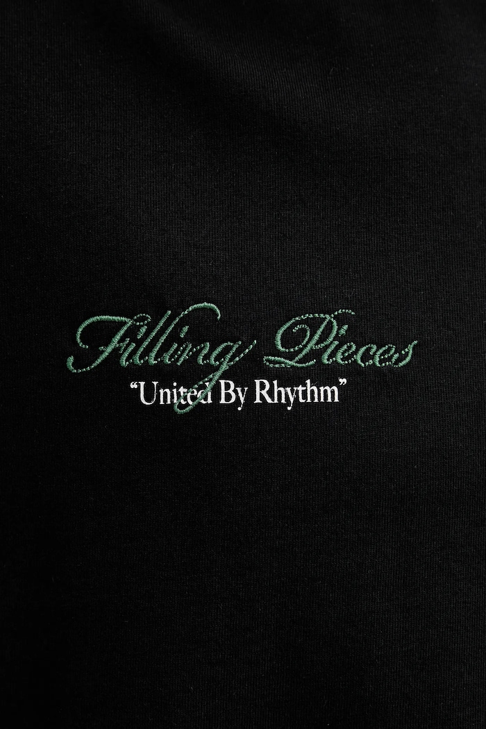 Bavlnené tričko Filling Pieces T-shirt DJ 422520500241 čierna